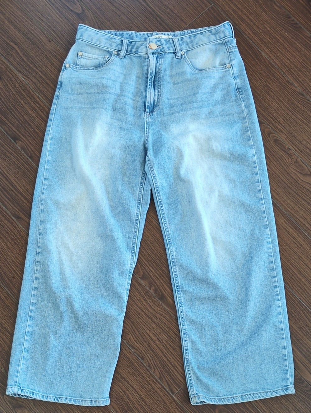 Cropped Wide Leg Jeans